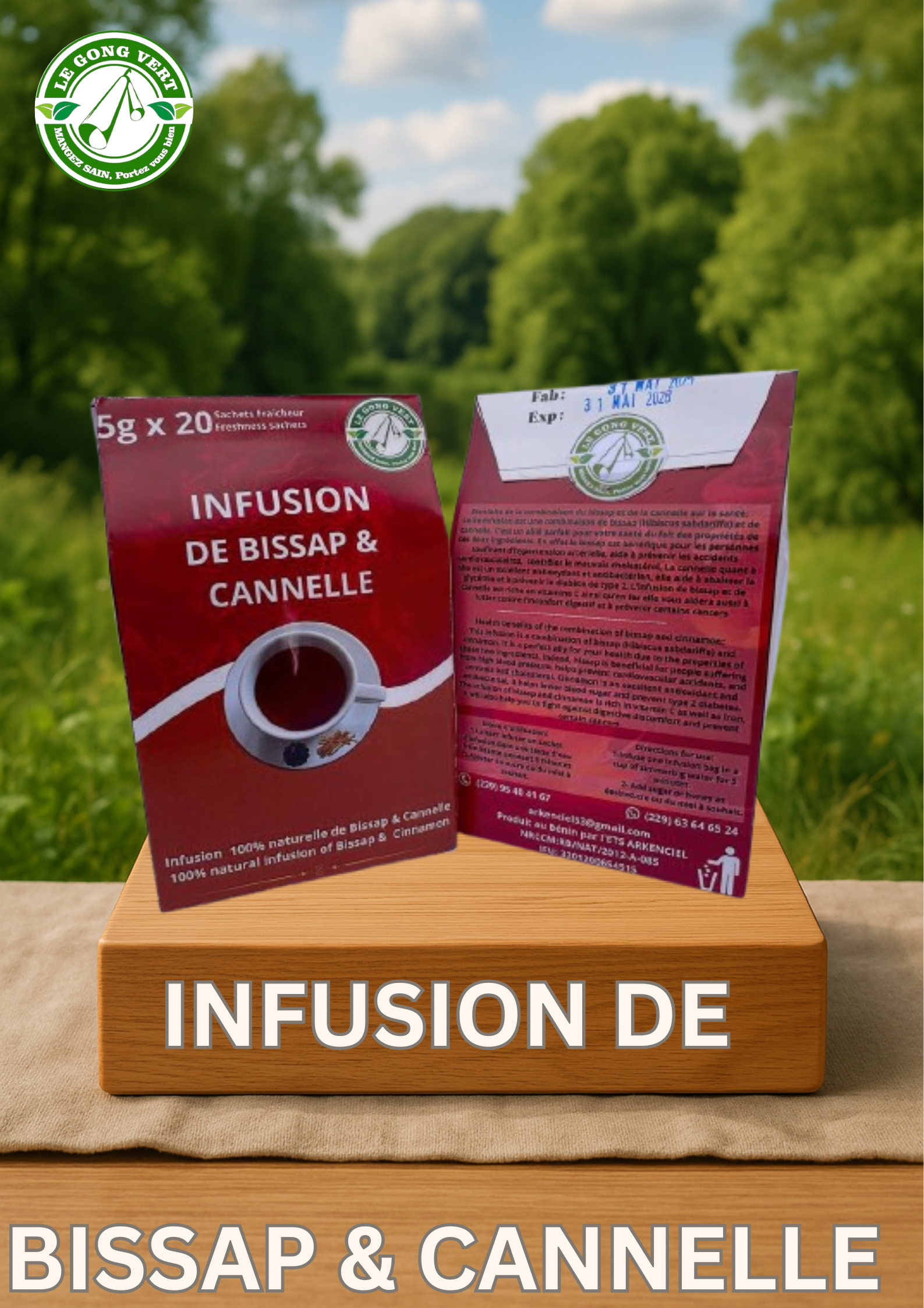 Infusion de Bissap & Cannelle