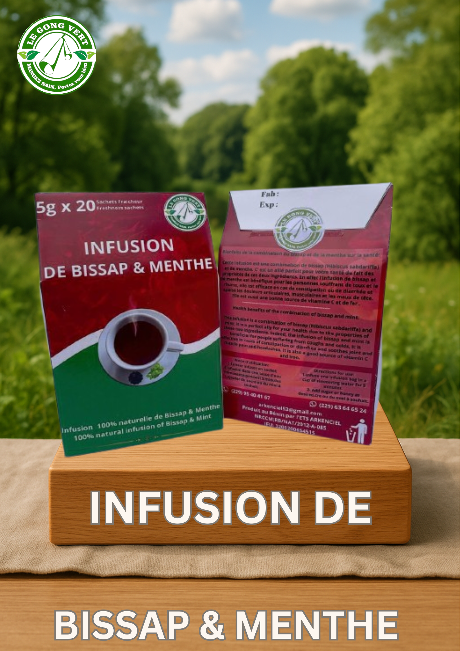 Infusion de Bissap & Menthe