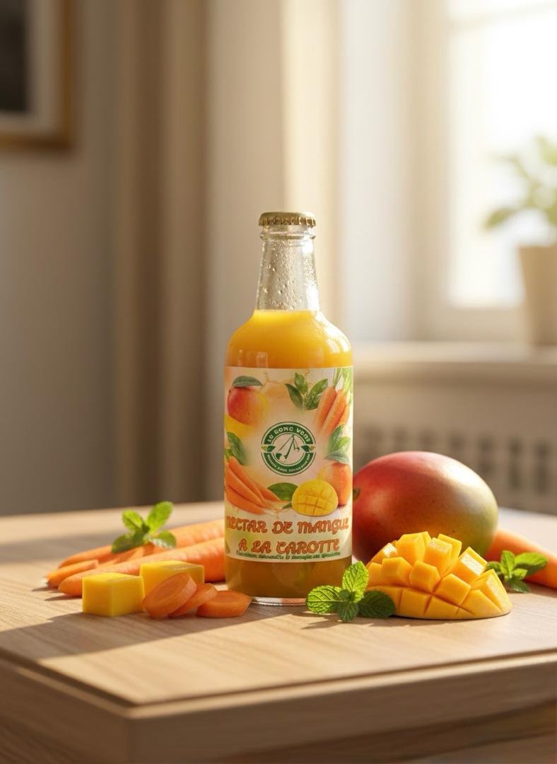 Nectar de Mangue à la Carotte – Le Gong Vert